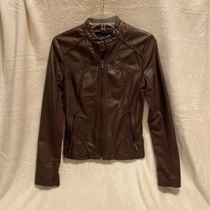 Express Faux Leather Jacket SZ XS